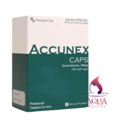 Accunex Isotretinoin Capsule for acne treatment